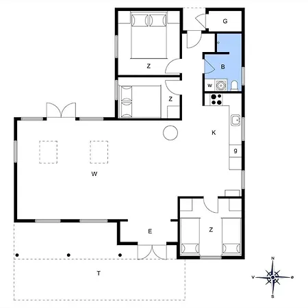 Σπίτι διακοπών Bl1345-blokhus-berberisvej-59 *